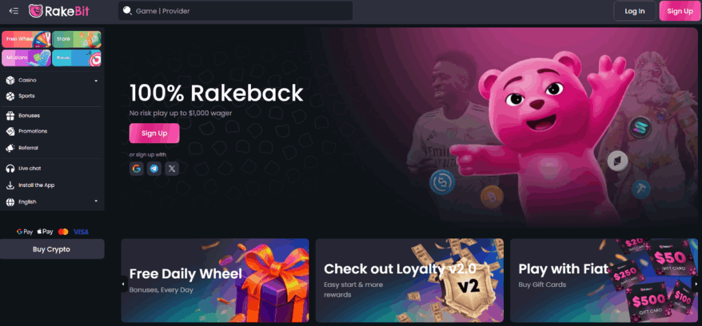 Rakebit online casino