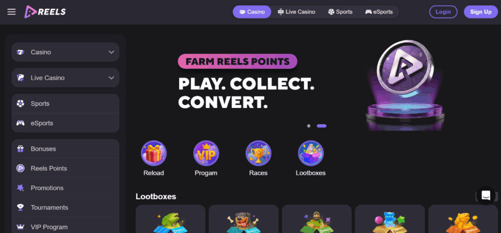 Reels Casino casino online