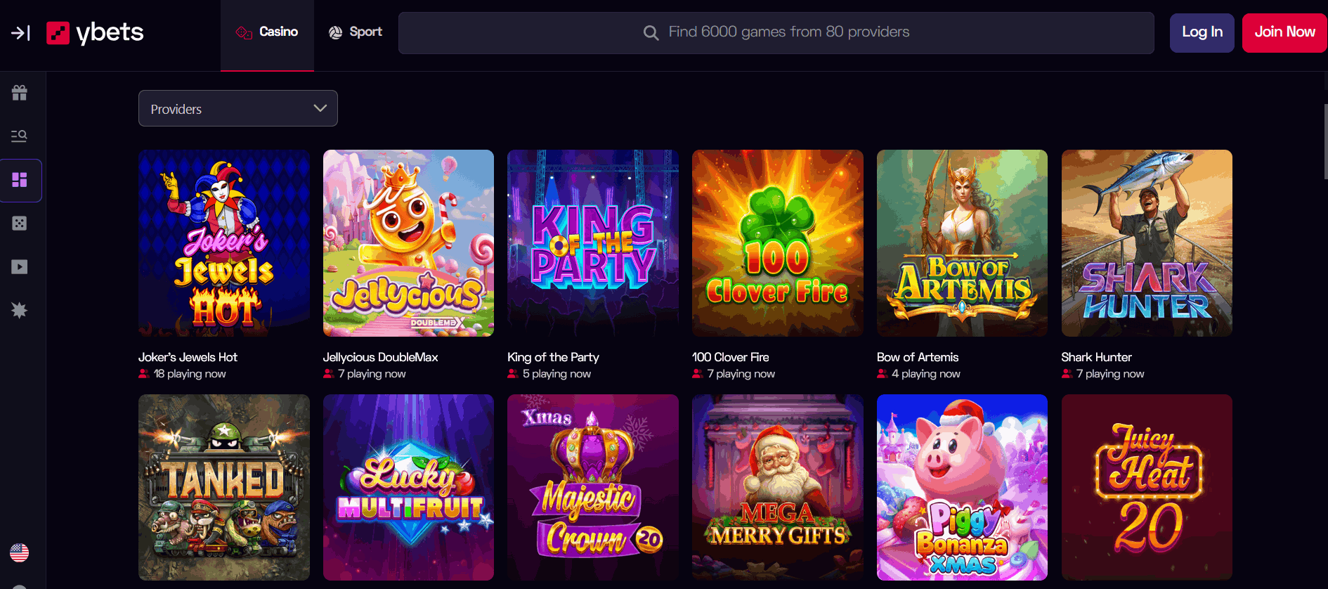 Ybets casinospel